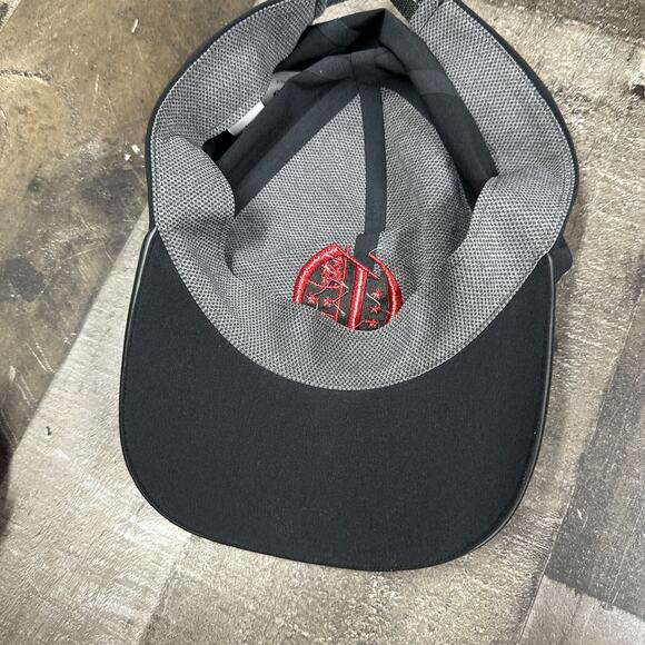 LULULEMON Black HatsAdjustable Straps Gym L/XL Black/Red With A Logo - Picture 8 of 11